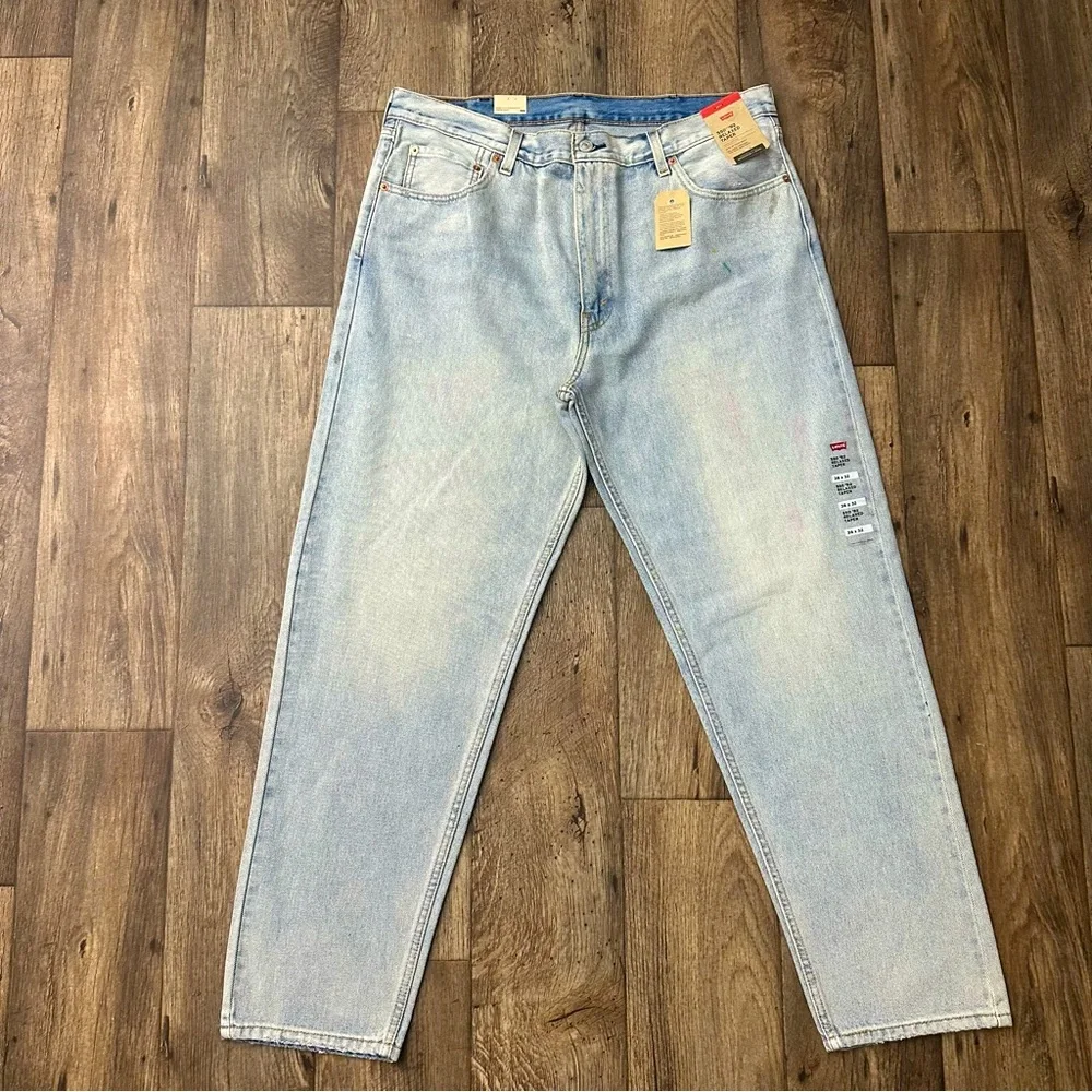 Levi’s 550 92 Relaxed Taper Art Paint Splatter Design Unique Look Mens Sz 38x32